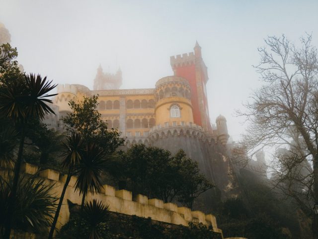 Pena Palace in the fog