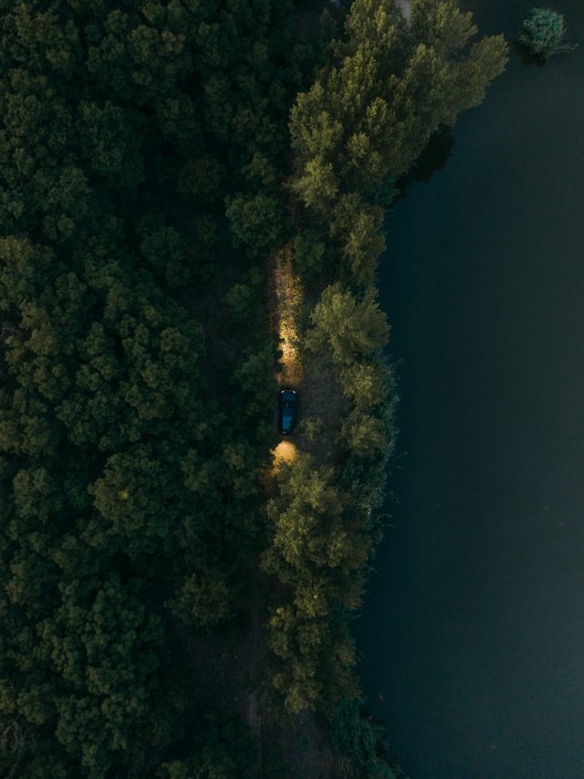 Land Rover from above