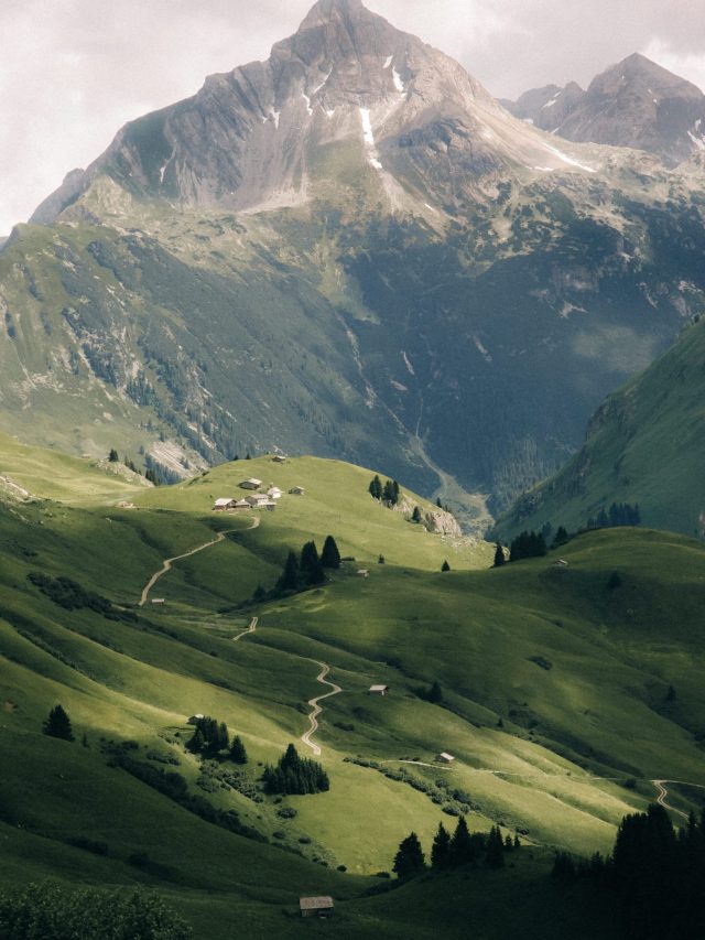 Mountain view in Lech