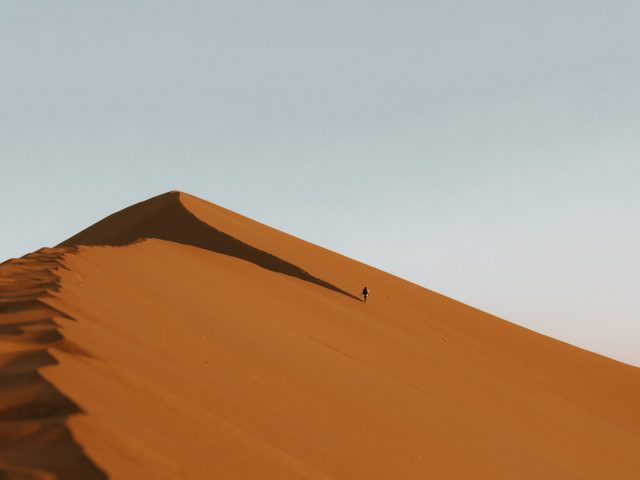 Lonely man on Big Daddy Dune